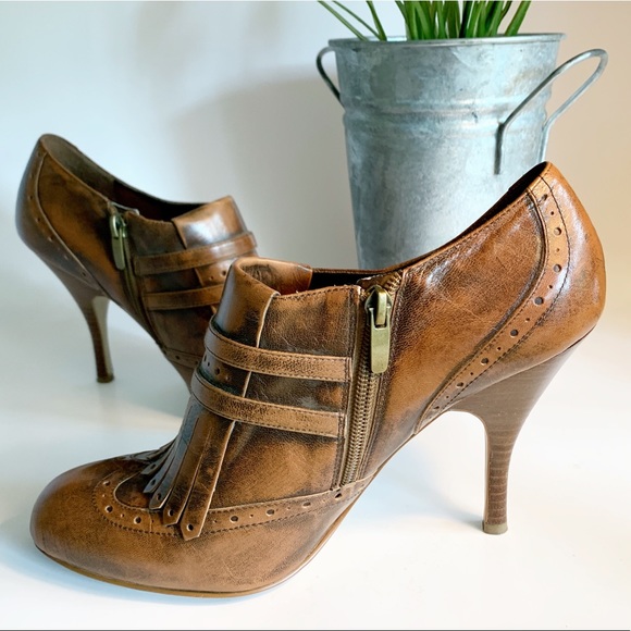 Enzo Angiolini Ankle Boots Brown - Picture 1 of 5
